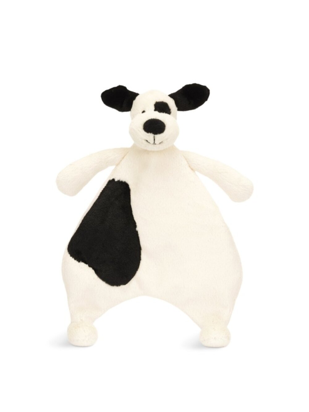 Jellycat Bashful Puppy Plush Black Cream Comforter NWT Baby Gift